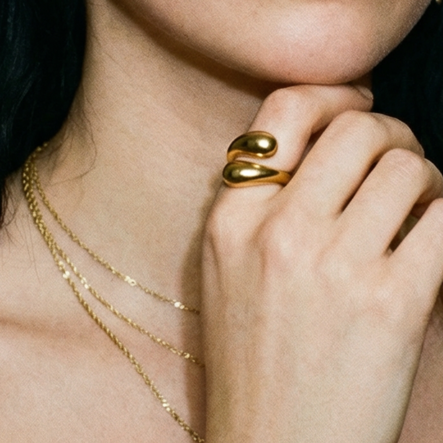 Anillo ava nuti acero inoxidable