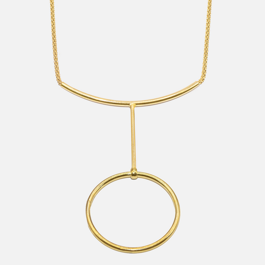 Collar dorado aro rígido - Nuti