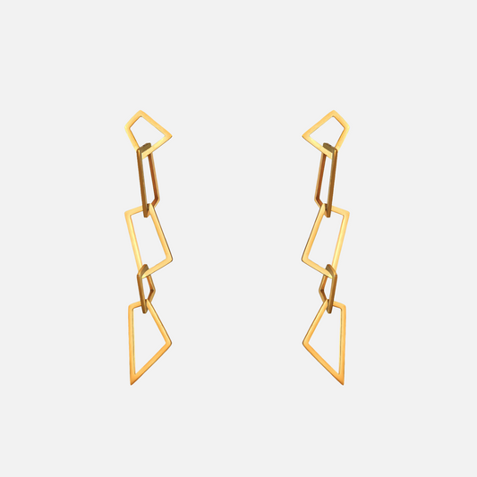 Pendientes Largos Geometric - Nuti